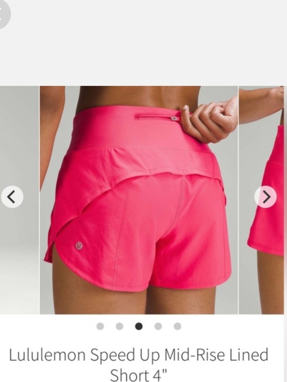 lululemon athletica Hot Pink Layered Shorts